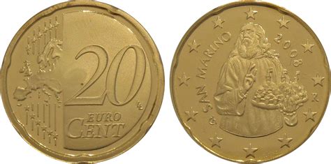 Hier sehen sie die lage von san marino unterkünften angezeigt nach preis, verfügbarkeit oder bewertung von anderen reisenden. San Marino - 20 Cent - 2008- - S 483 - KM 474 - neue EU ...