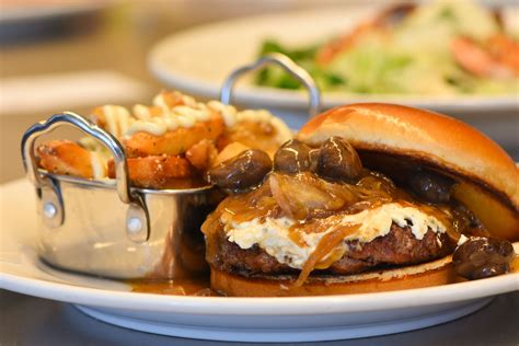 Initiated by the james beard foundation, the goal is to make burgers more environmentally friendly. Akaushi Mushroom Burger with Caramelized Onions and ...