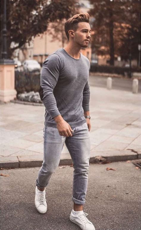 Grey Skinny Jeans Outfit