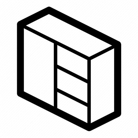 Cupboard Furniture Cabinet Icon Download On Iconfinder