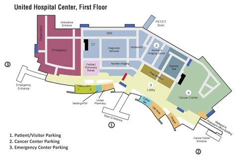United Hospital Campus Map