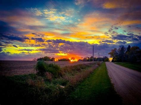 Nebraskas Sunset Sunset Landscape Sunrise