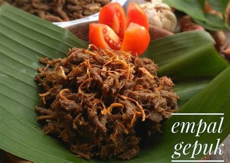 Masakan gepuk daging sapi memiliki tekstur daging lebih empuk dengan cita rasanya yang lebih manis dan gurih sehingga cocok sekali pada lidah masyarakat indonesia. 6 Resep Empal Daging yang Lezat dan Penuh Gizi ...