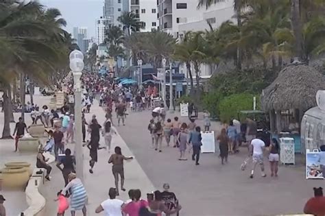 Several Injured After Mass Shooting At The Hollywood Beach Boardwalk In