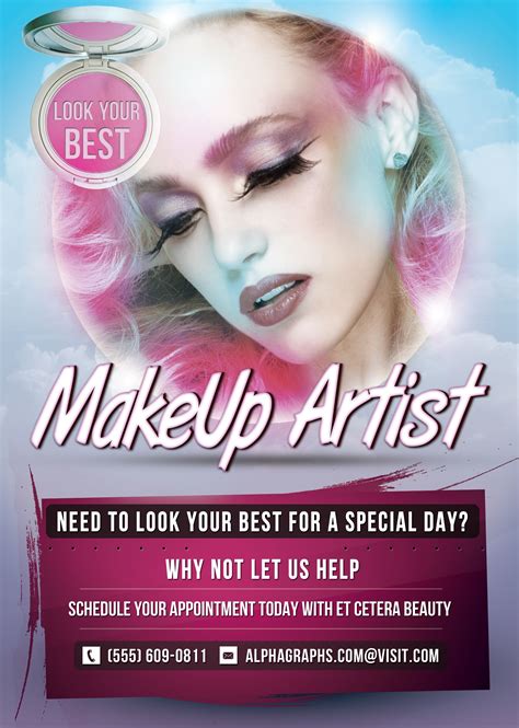 Makeup Poster Flyer Flyer Template