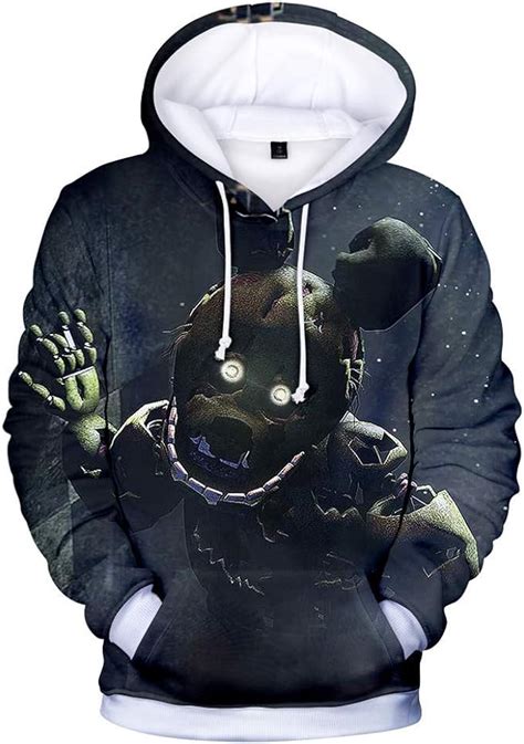 2021 The Latest 3d Fnaf Five Nights At Freddys Hoodie Comic Print