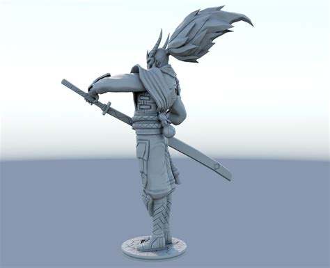 Yasuo Blood Moon League Of Legends 3d Print Model 3d Model 3d Printable