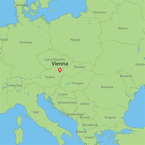 Where Is Vienna Austria Map Climate Zone And Nearest Cities