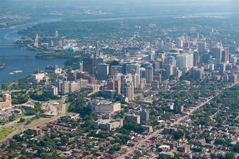 Aerial Photo Ottawa City Skyline
