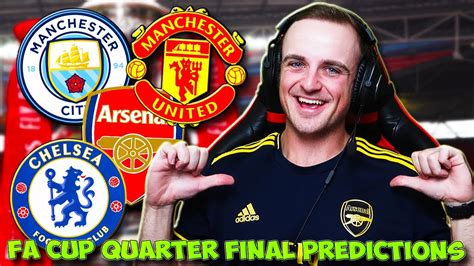 Jul 28, 2019, 9:23 pm sgt. My FA CUP 2019/20 QUARTER FINAL PREDICTIONS! - YouTube