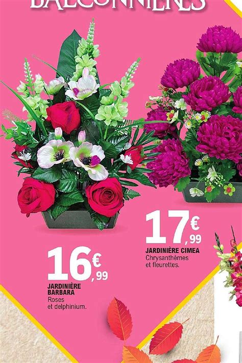 Promo Jardinière Barbara, Jardinière Cimea chez E.Leclerc - iCatalogue.fr