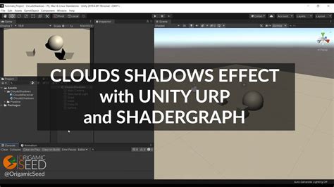 Clouds Shadows Effect With Unity Urp And Shadergraph Youtube