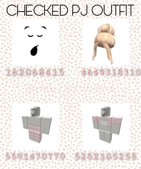 Pink Checked Pjs Bloxburg Decal Codes Roblox Ts Coding Clothes