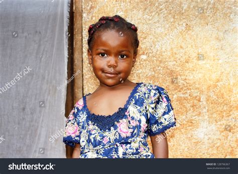 Cute Young Black African Girl Stock Photo 128796367 Shutterstock