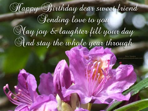 Happy birthday to my sweetest friend. Happy Birthday Dear Sweet Friend. Free For Best Friends ...