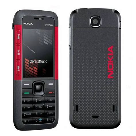Nokia 5310 Xpressmusic Bluetooth Java Mp3 Player Keyboard Phone Red