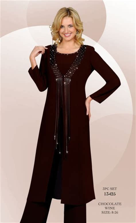 Benmarc Misty Lane Embellished 3pc Pant Suit 13425 French Novelty