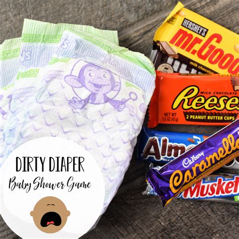 Dirty Diaper Baby Shower Game Template Diy Dirty Diaper Baby Shower