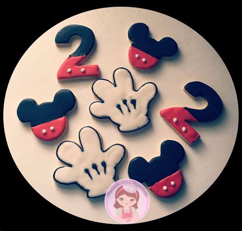 Mickey Mouse Theme Cookies Cookie Decorating Cookies Sugar Cookie