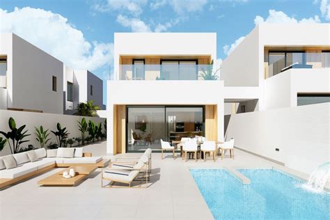 Nyproduktion Villas With Stylish Architecture Private Pool And A