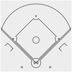 In the event you desire to style or earn some themes, you should not undertake it personally. Softball Field Drawing at PaintingValley.com | Explore ...