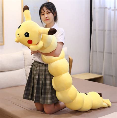 It measures in at 42.5 by 16 inches for the body pillow form, and 2,700 yen ($24) for the smaller cushion form. Pikachu Centipede Body Pillows: Gotta Catch 'Em Aaaaah!
