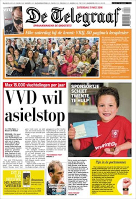 Mediahuis doet bod op telegraaf media groep. VRIJ Magazine, ieder weekend bij de Telegraaf