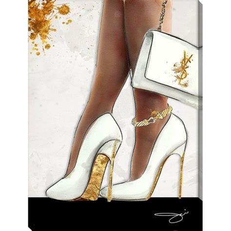 By Jodi The Higher The Heel Giclee Stretched Canvas Wall Art Bed
