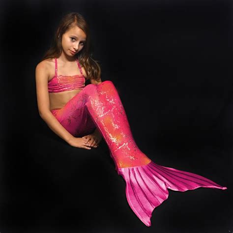 Full Set Swimmable Mermaid Tail With Bathing Suit With Monofin Sea
