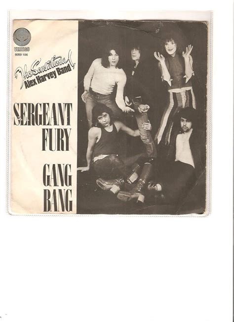 The Sensational Alex Harvey Band Sergeant Fury Gang Bang 1974 Vinyl Discogs
