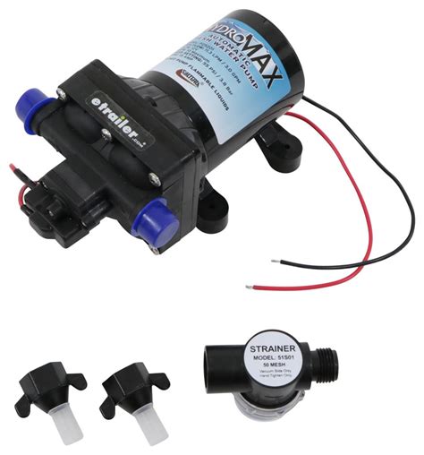 Hydromax Rv Fresh Water Pump 12 Volt 3 Gallons Per Minute 55 Psi