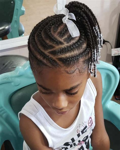 Black Kids Haircuts With Braids Finish Braiding All The Hair Into
