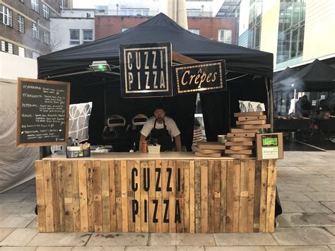 Cuzzi Pizza Party Food To Order London Food Stall Design Street