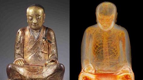 Ditemukan Mumi Biksu Tanpa Organ Tubuh Dalam Patung Budha Sripoku Com