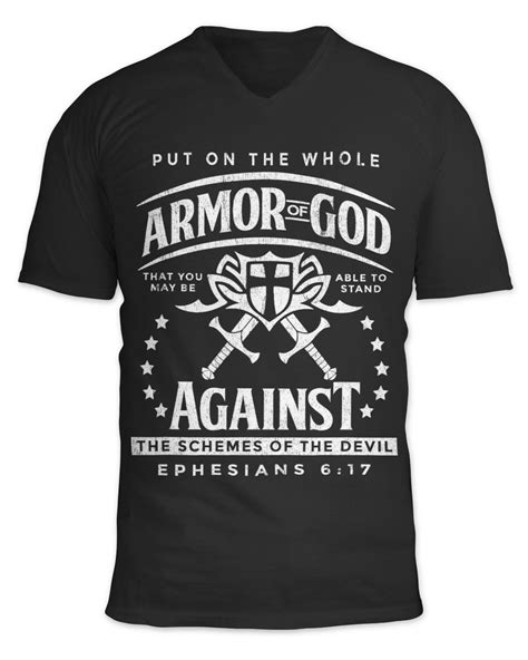 Armor Of God Ephesians 617 Bible Verse Christian 1 Senprints