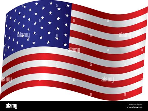 Isolated American Flag Vector Illustration Stock Vector Image And Art