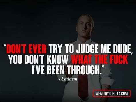 66 Greatest Eminem Quotes And Lyrics Of All Time Wealthy Gorilla