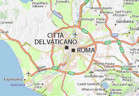 Mapa Michelin Roma Plano Roma Viamichelin