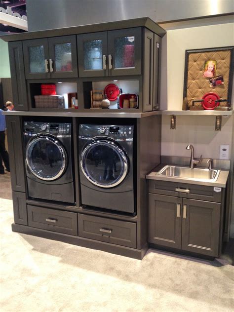 Ironing might not be one of our favorite household chores, but we reckon even we could find a little more enthusiasm for it thanks to this mini design. Laundry room diy, Laundry room remodel, Laundry room design