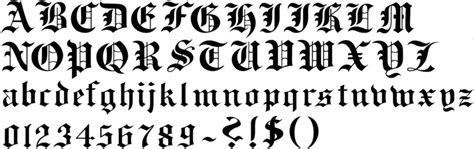 Old english font style alphabet. 13 Vintage Gothic Font Images - Old Time English Font ...