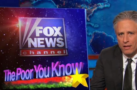 Jon Stewart Blasts Fox News ‘rich Buffet Of Bullsh T Over Poverty And