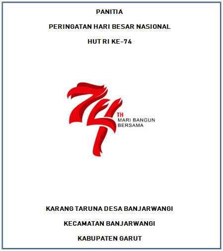Contoh Proposal Hut Ri Di Sekolah