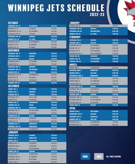 breaking down the winnipeg jets 2022 23 regular season schedule