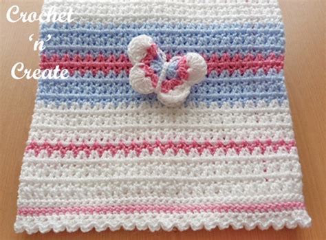 Crochet Butterfly Baby Blanket Uk Free Crochet Pattern Crochet N Create