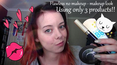 Flawless No Makeup Makeup Look Using Only Products Youtube