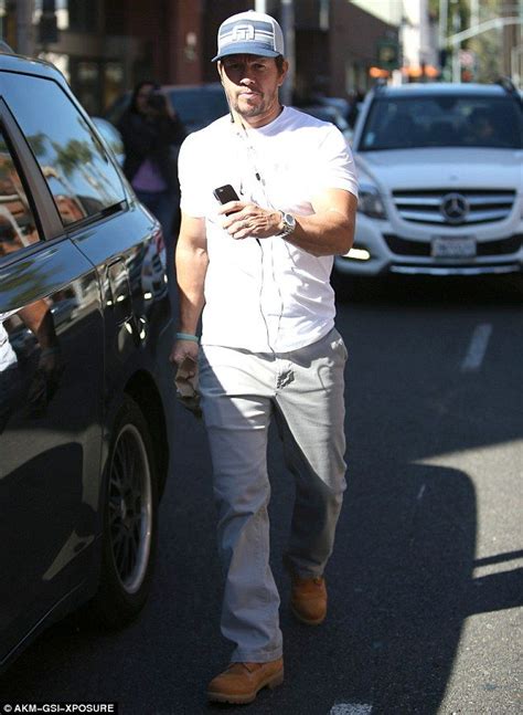 Mark Wahlberg Shows Off Muscular Arms In Beverly Hills Mark Wahlberg