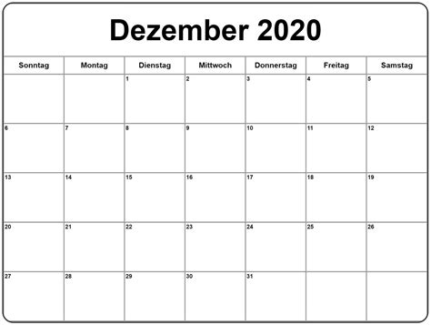 Heute stelle ich dir 15 kostenlose kalender vorlagen für 2021 vor. Kalender Dezember 2020 Vorlage | Druckbarer 2020 Kalender