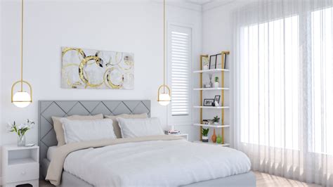 Try our tips and tricks for creating a master bedroom that's truly a relaxing retreat. Simple but Glamorous Modern White and Gold Bedroom ...