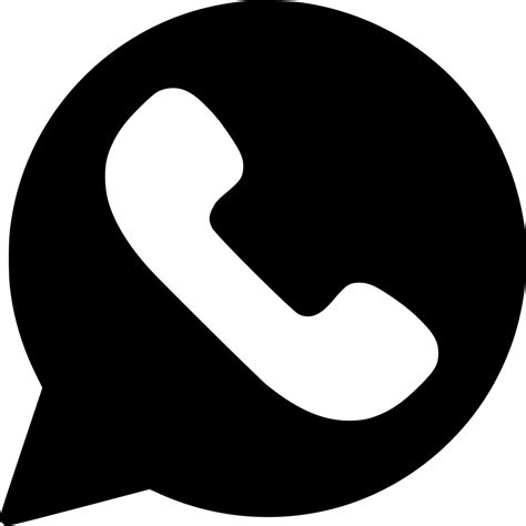 Black Whatsapp Logo Penren