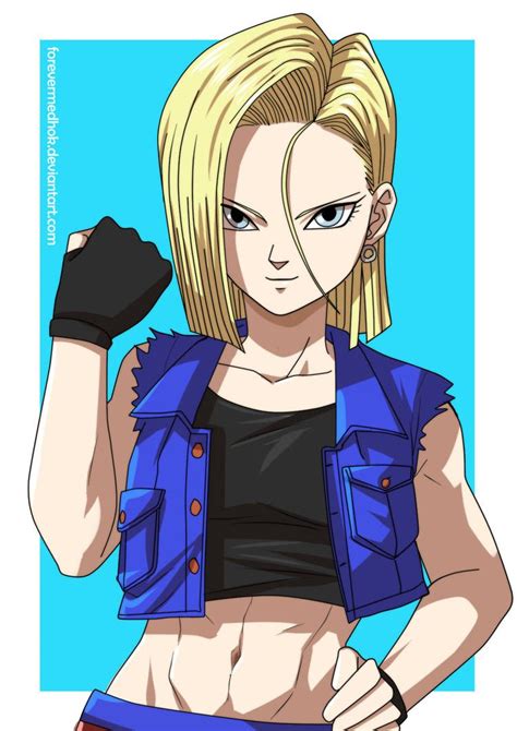 Commission Android 18 By Forevermedhok Dragon Ball Z Dragon Ball
